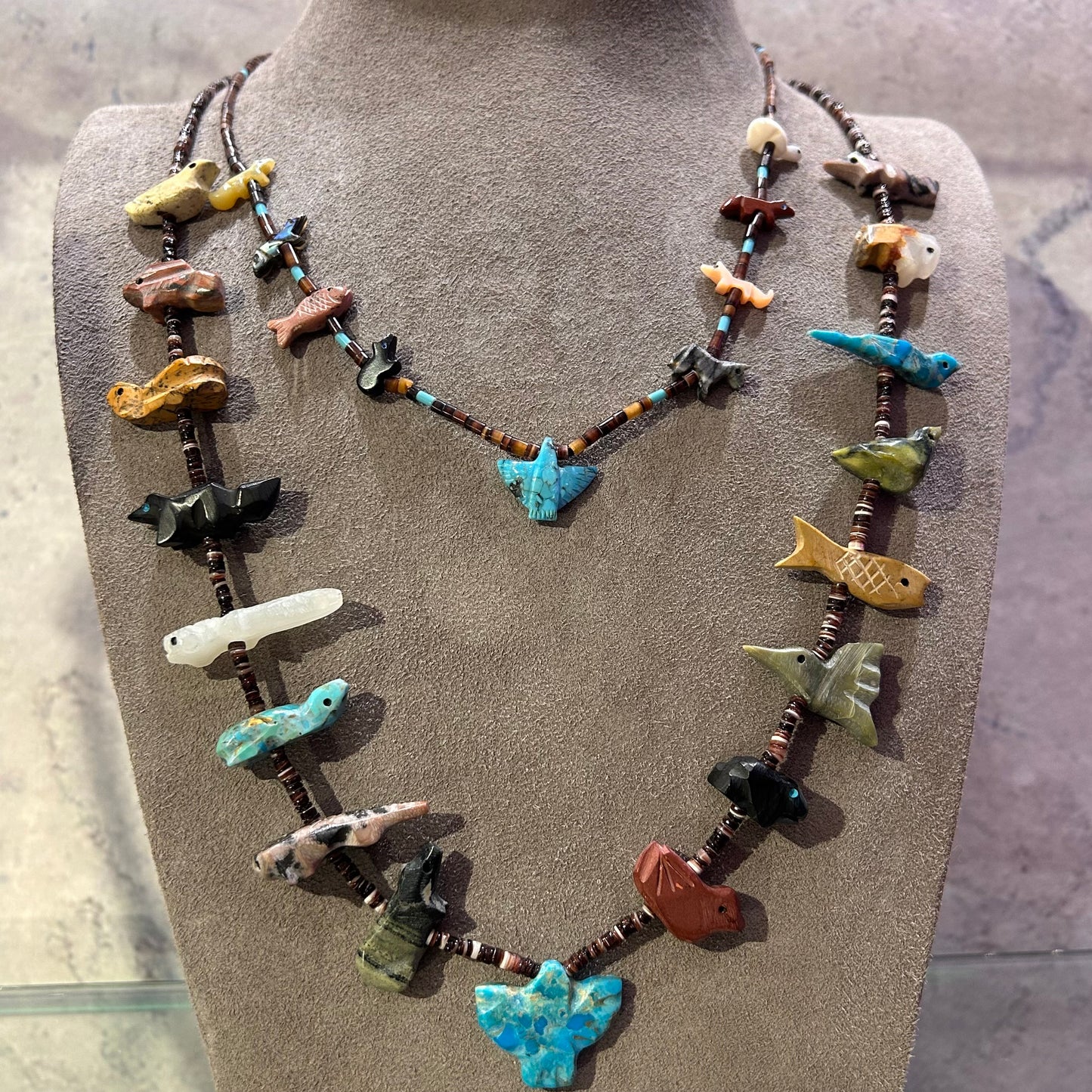 Harpo animals fetish necklace - 71 cm