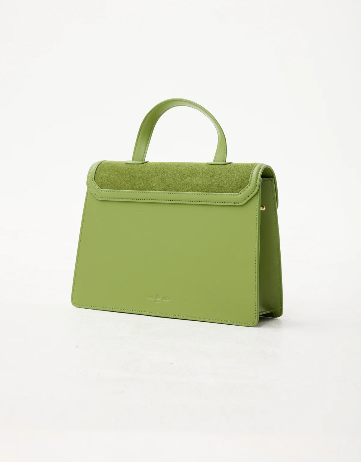 Leather Suede Bag - Green