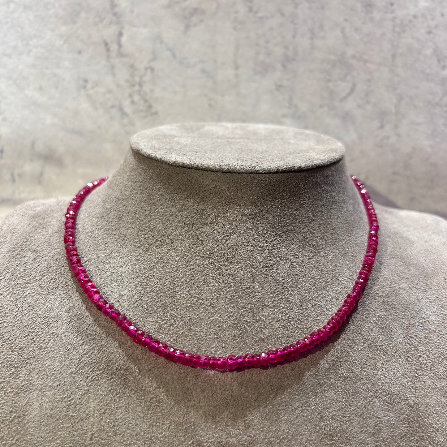 Ruby Necklace - 43 cm