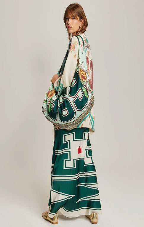 Liv Sporty Jade Printed Cardigan