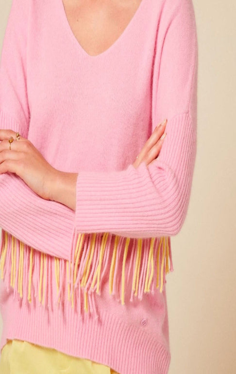 Good Vibes sweater - pink