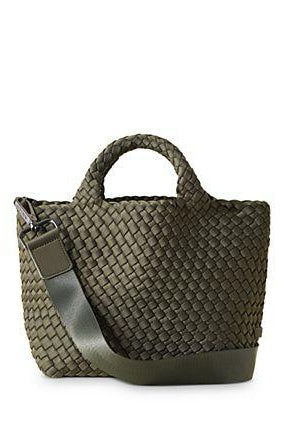 Woven Crossbody Bag - Khaki