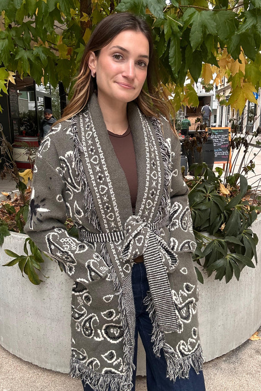 Shades Selection Green Cardigan
