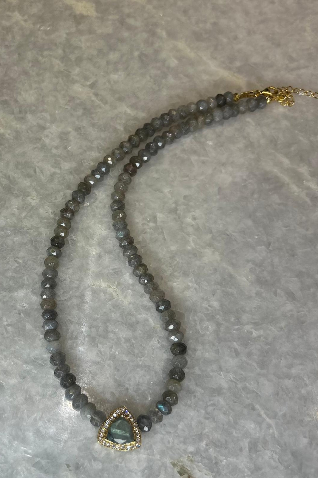 Full Labradorite necklace - 40 cm