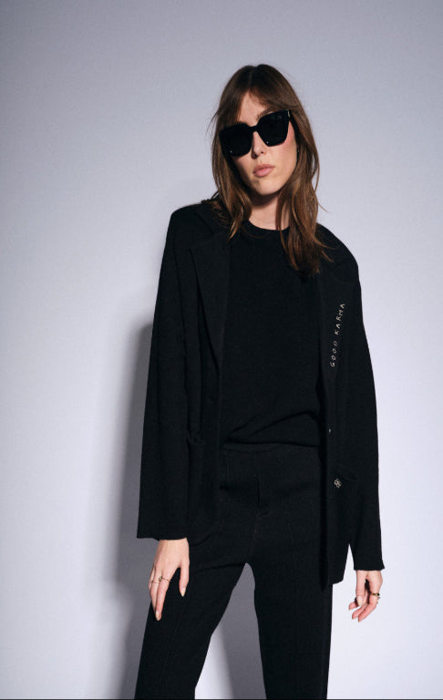 Gris Gris Black Blazer