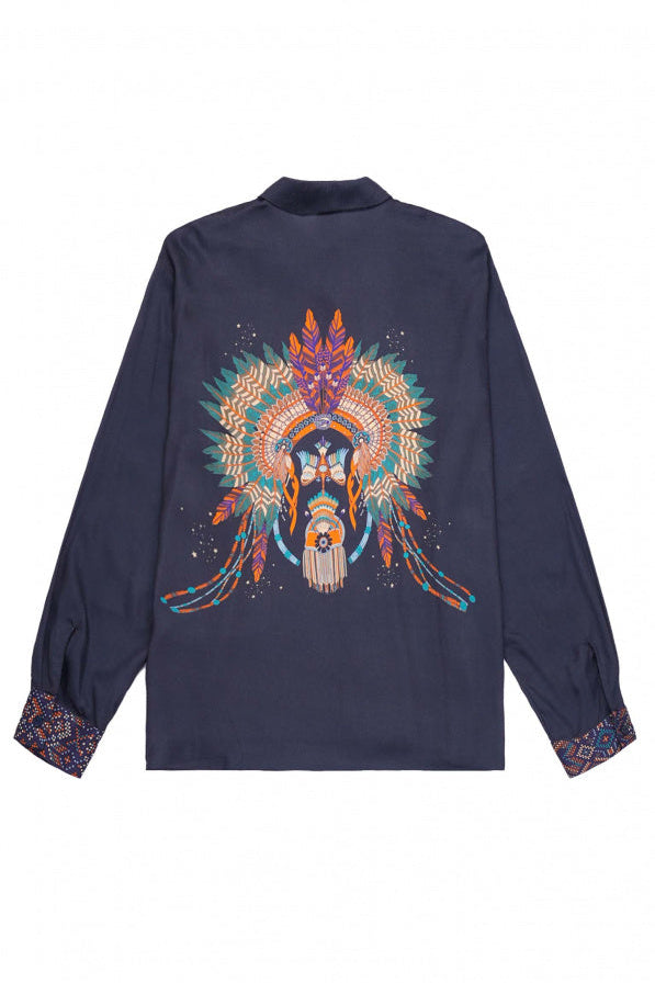 Shirt Bonaventure New Western - Blue