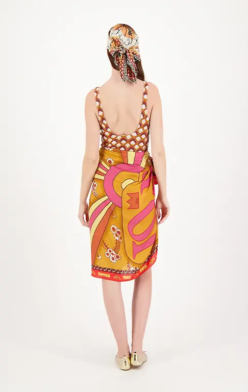 ME369 - River Sunset Scarf Pareo