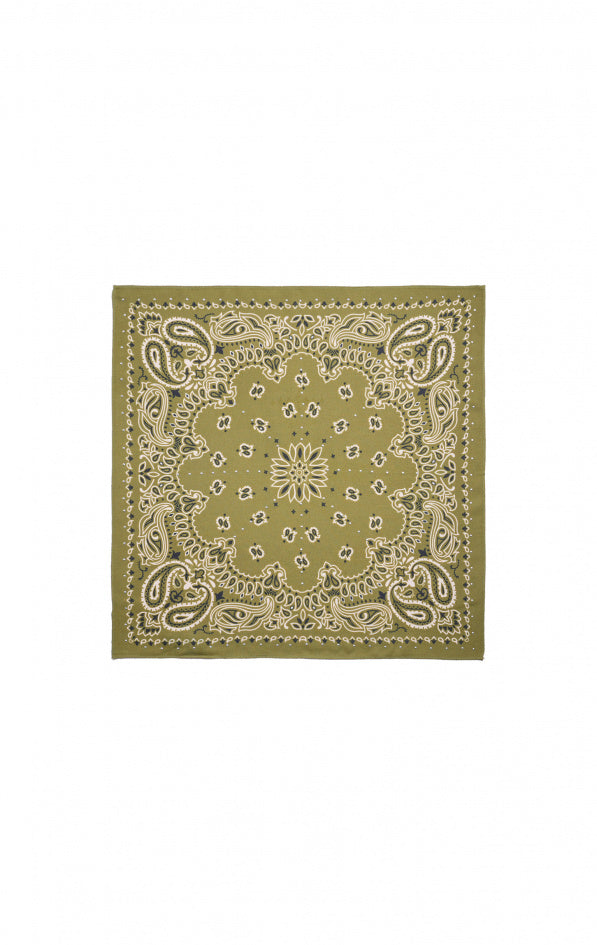 Mini Scarf Paisley - Khaki