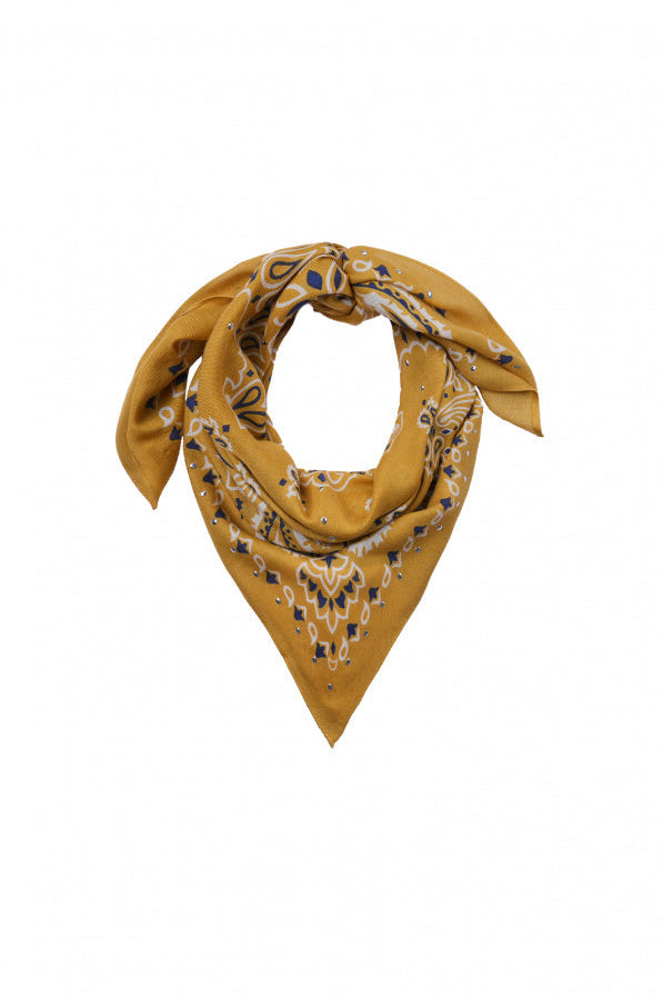 Medium Scarf Paisley - Camel