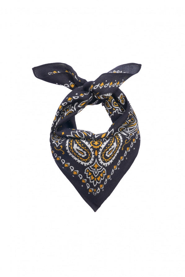 Mini Scarf Paisley - Black