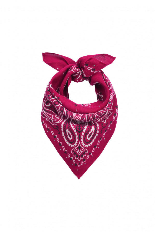 Mini Scarf Paisley - Burgundy