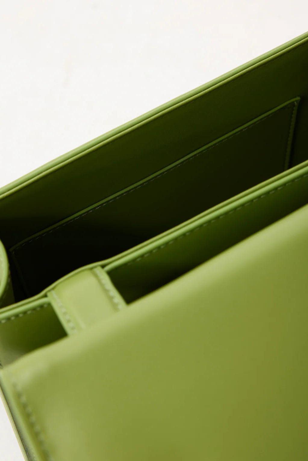 Leo Mini Leather Suede Bag - Green