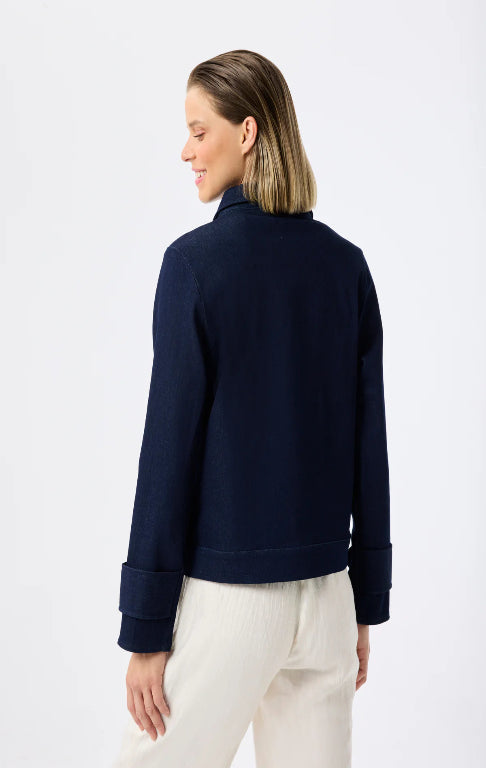Billie cotton shirt collar jacket