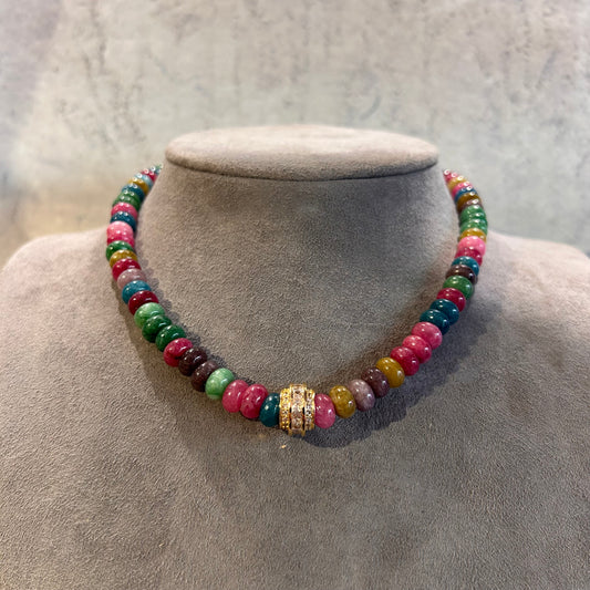 Tourmaline Necklace - 41 cm