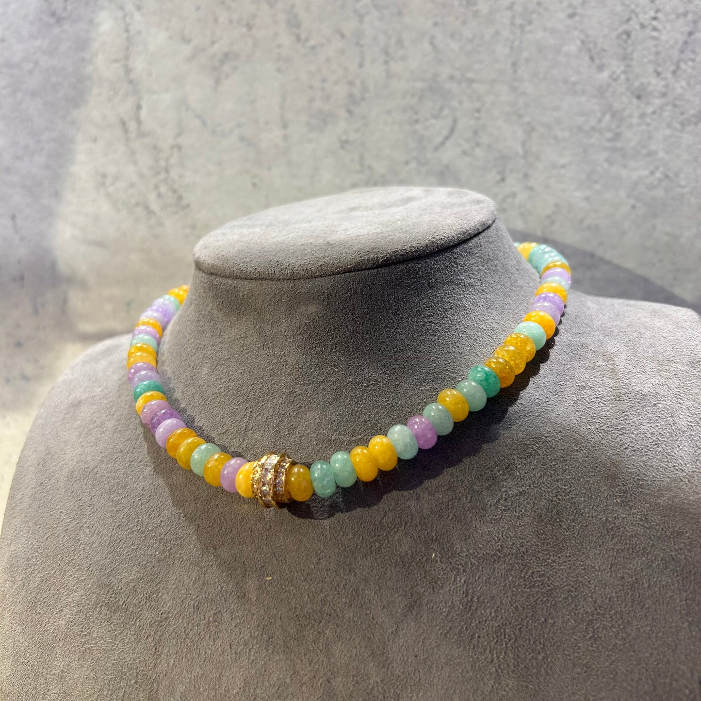 Malaysian jade Necklace - 41 cm