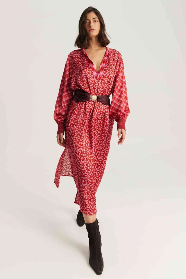 ME369 - Breeza Red Aura Dress