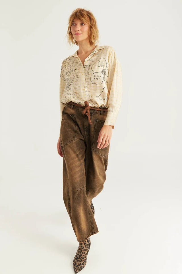 ME369 - Parker Noir Muse Collar Shirt
