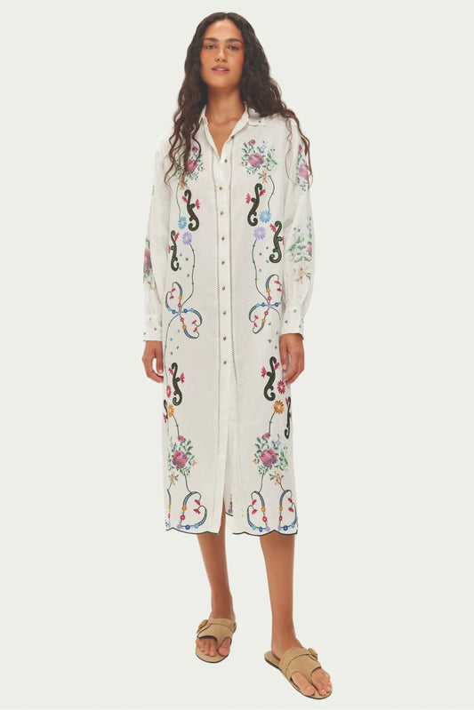 Daisey Embroidered Dress