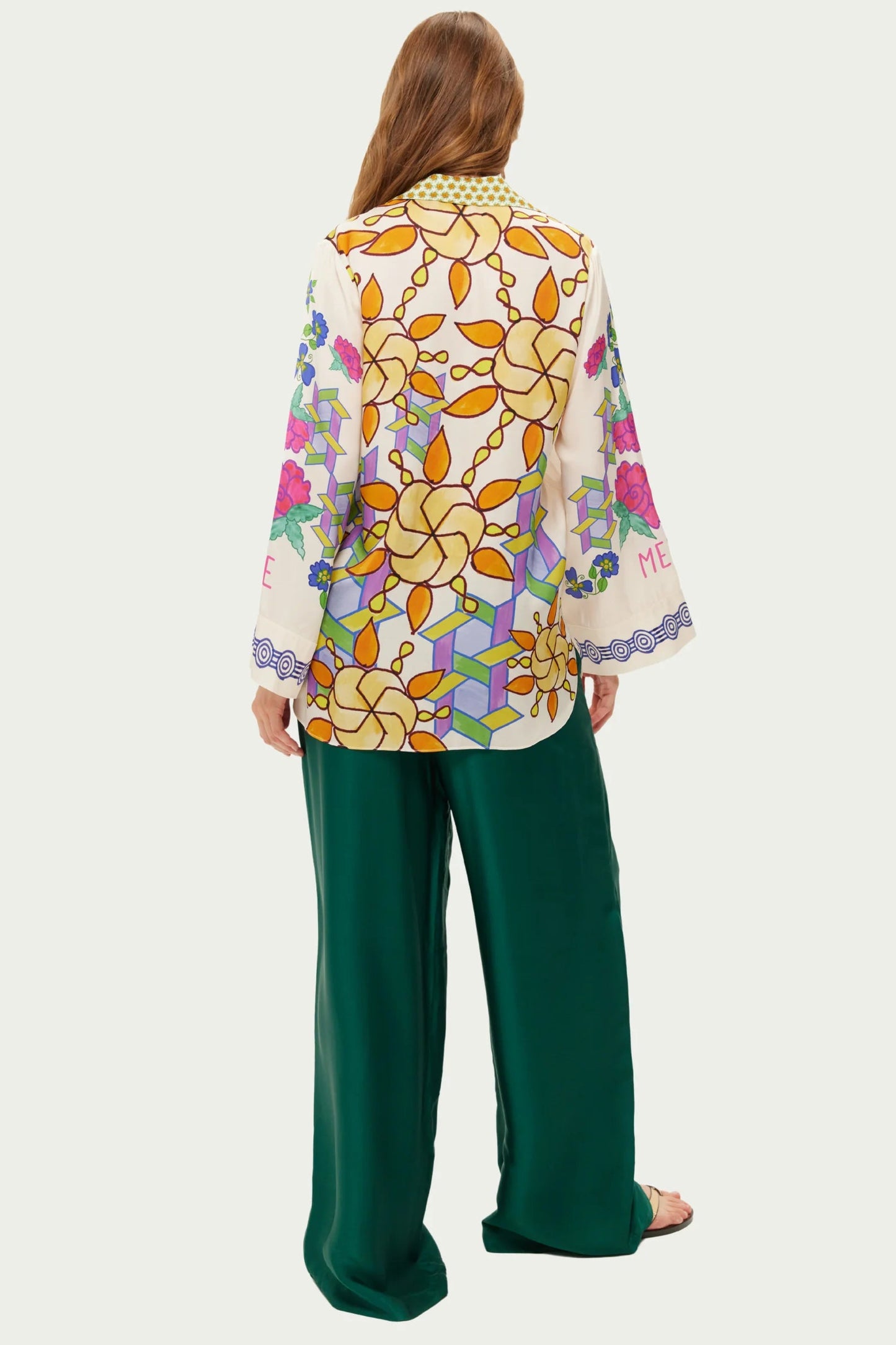 ME369 - Mia Markers String Tie Blouse