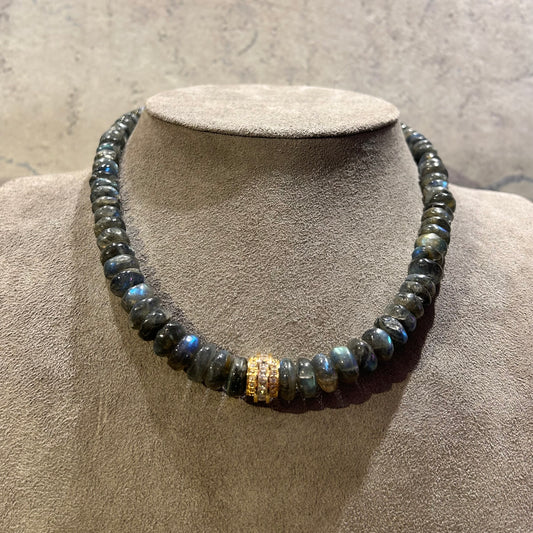 Labradorite Necklace - 41 cm