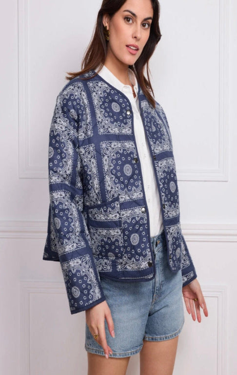 Bandana Jacket - Blue