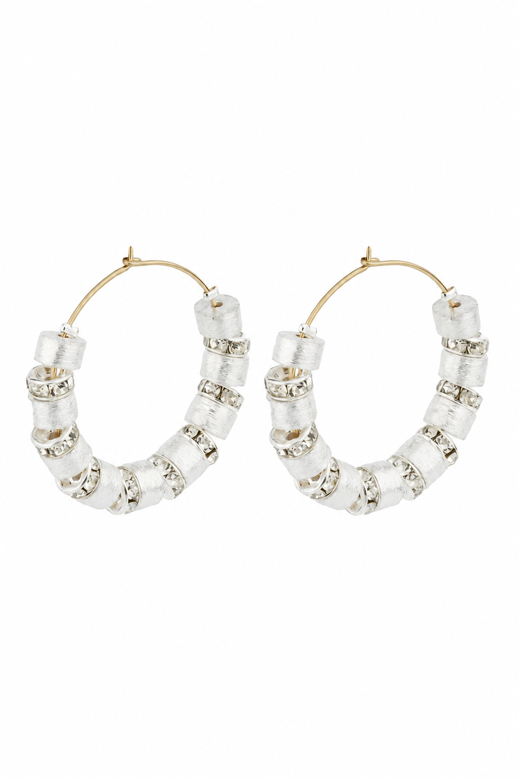 HYPSO -  Pipa Silver Hoop Earrings