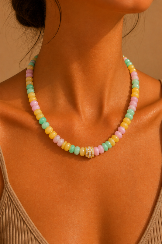 Jade Necklace - 41 cm