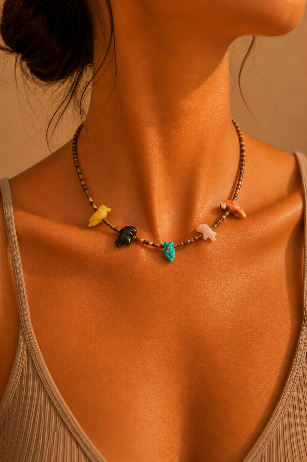 Harpo fetish necklace - 45 cm