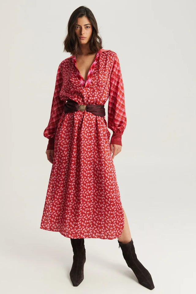 ME369 - Breeza Red Aura Dress