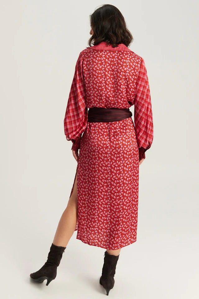 ME369 - Breeza Red Aura Dress