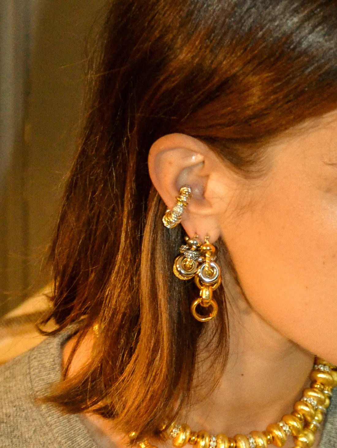 HYPSO - Solal Earrings - gold-tone