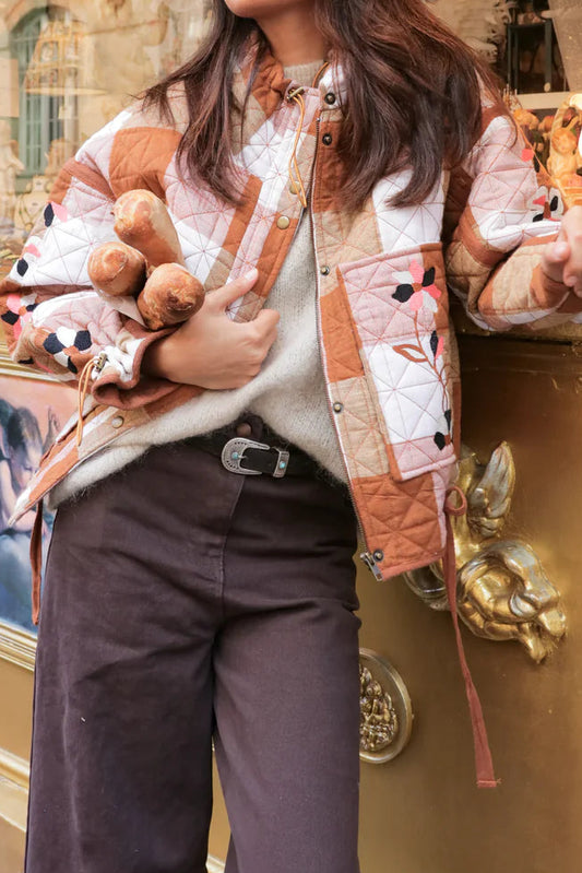 THE CORNER - Embroidered quilted jacket