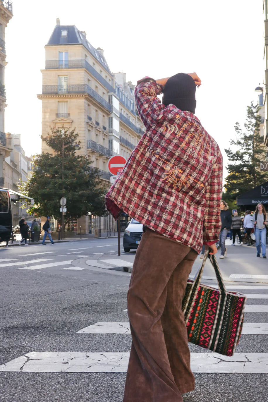 THE CORNER - Embroidered patchwork pattern jacket