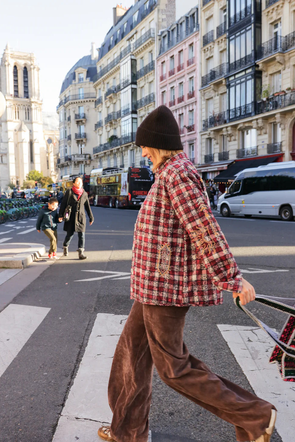THE CORNER - Embroidered patchwork pattern jacket