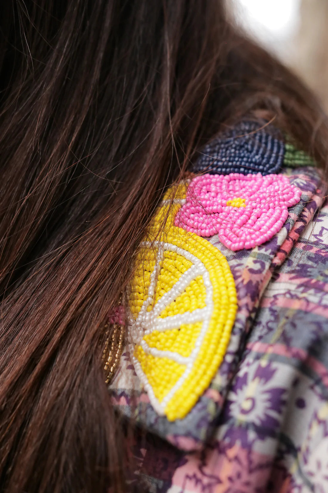 Beaded mosaic jacket