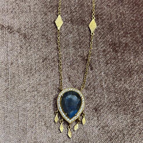 Labradorite Necklace - 49 cm