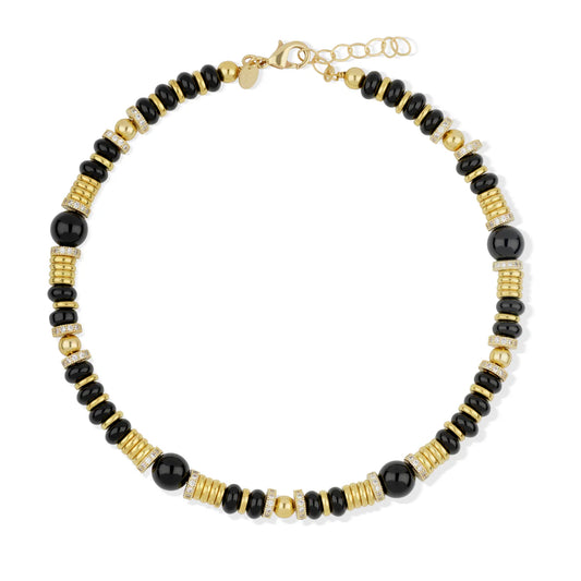HYPSO - Aléa Necklace - Black Agate