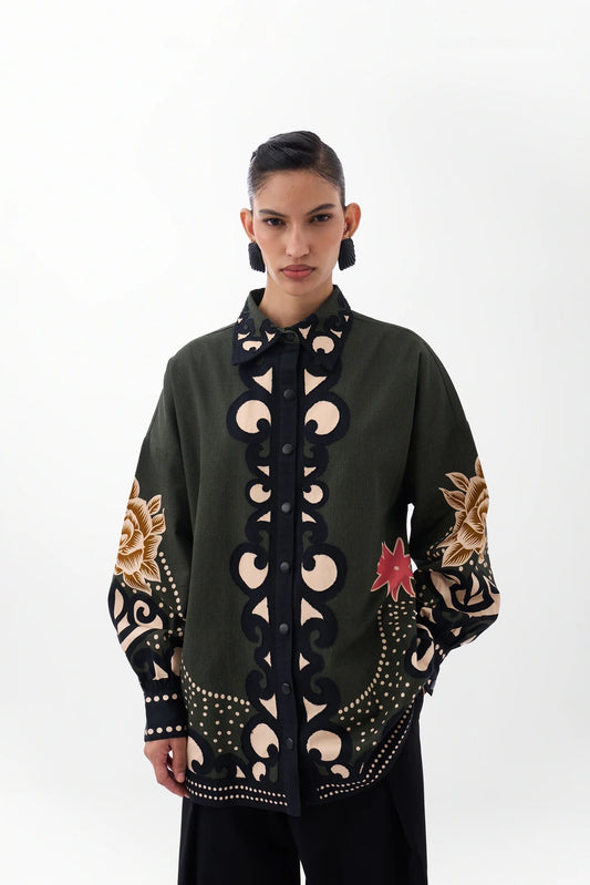 NOIB - Xena Over-Shirt - Old Rose