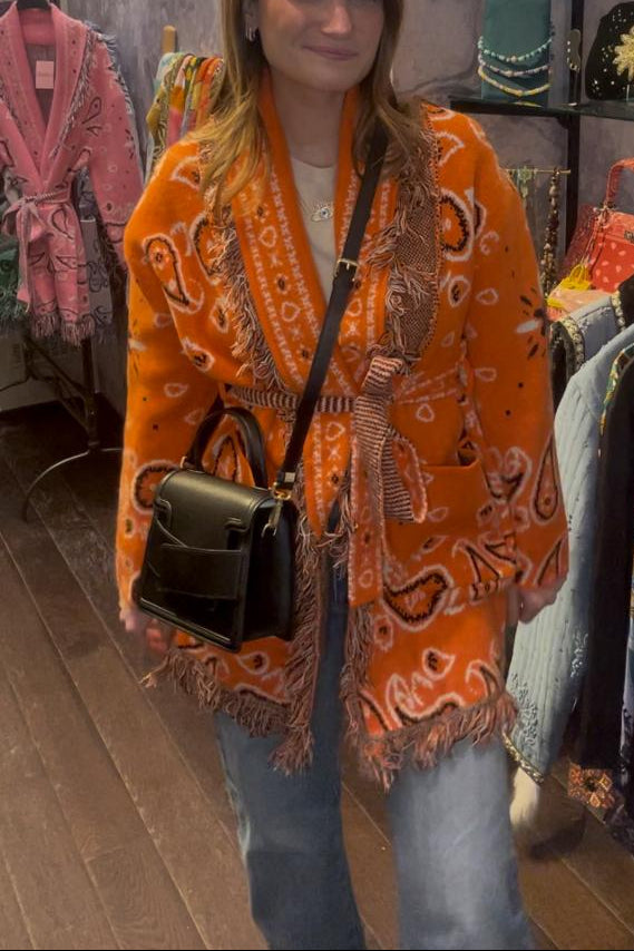 SHADES SELECTION - Orange Cardigan