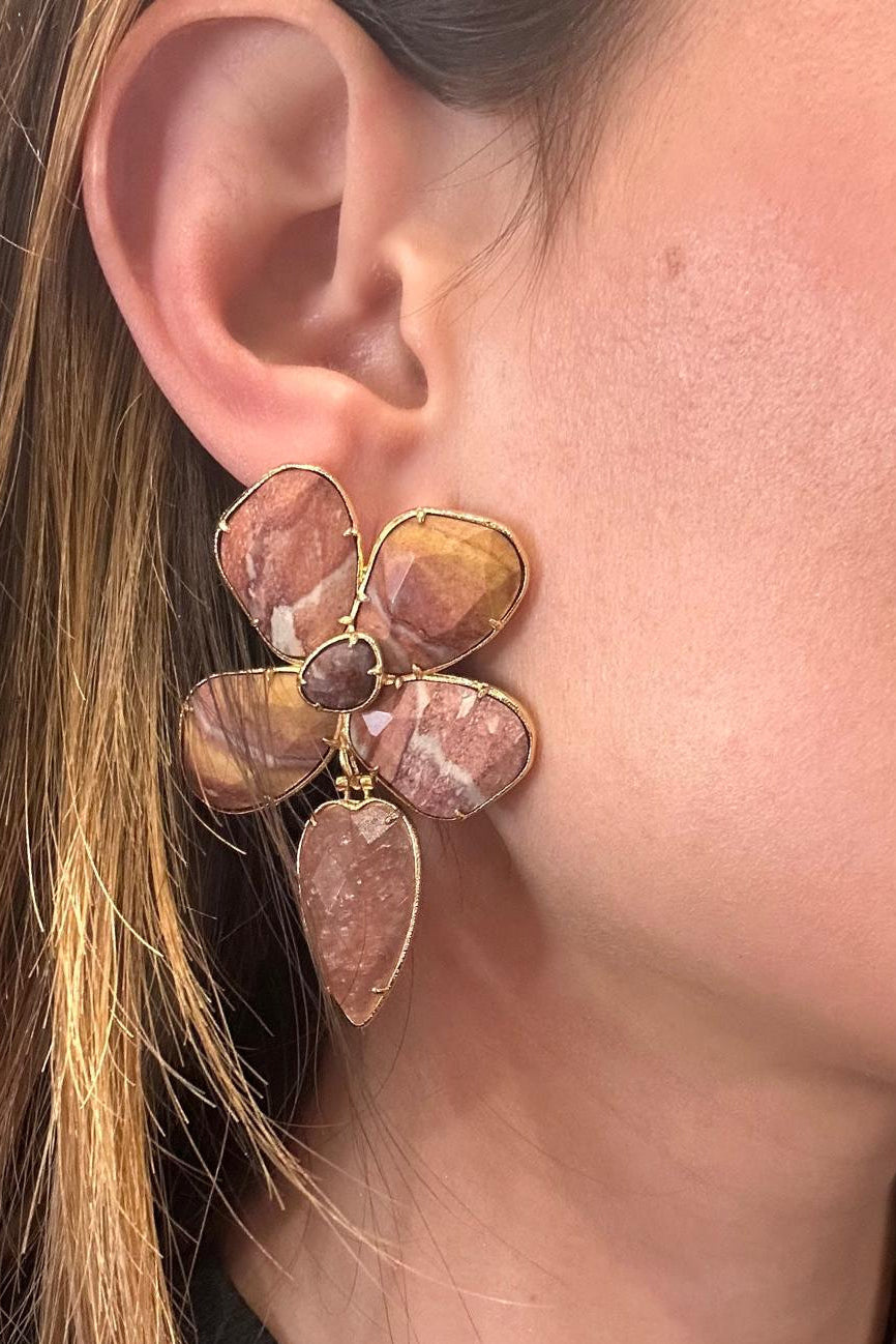 Flower Drop Earrings