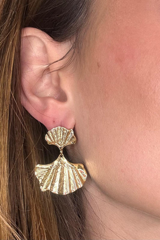 Ginkgo Leaf Earrings