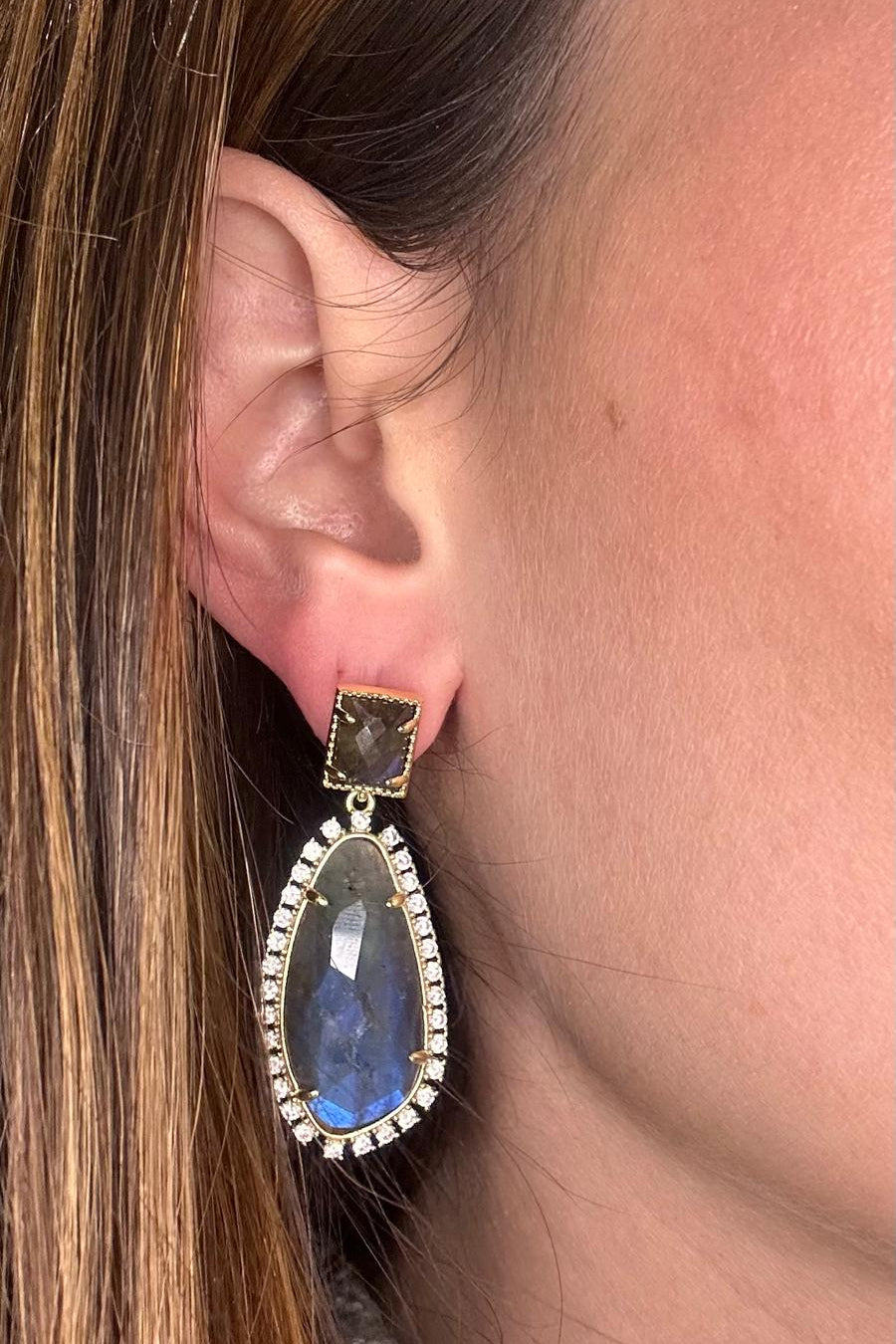 Labradorite Drop Earrings