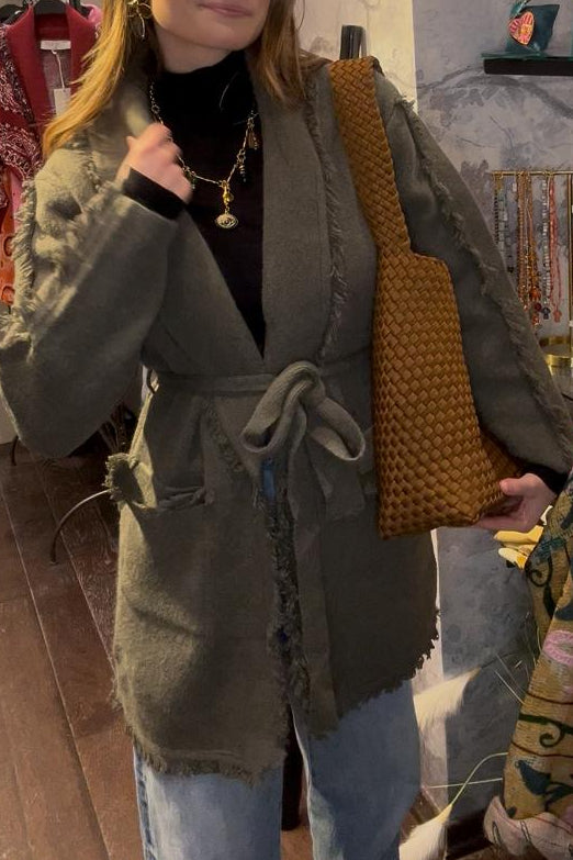 Shades Selection Khaki Cardigan