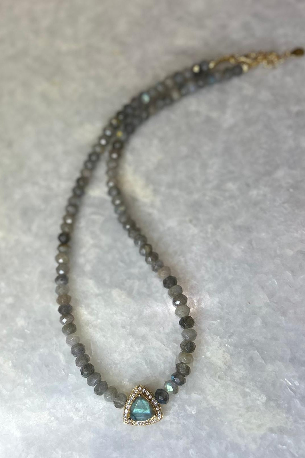 Full Labradorite necklace - 40 cm