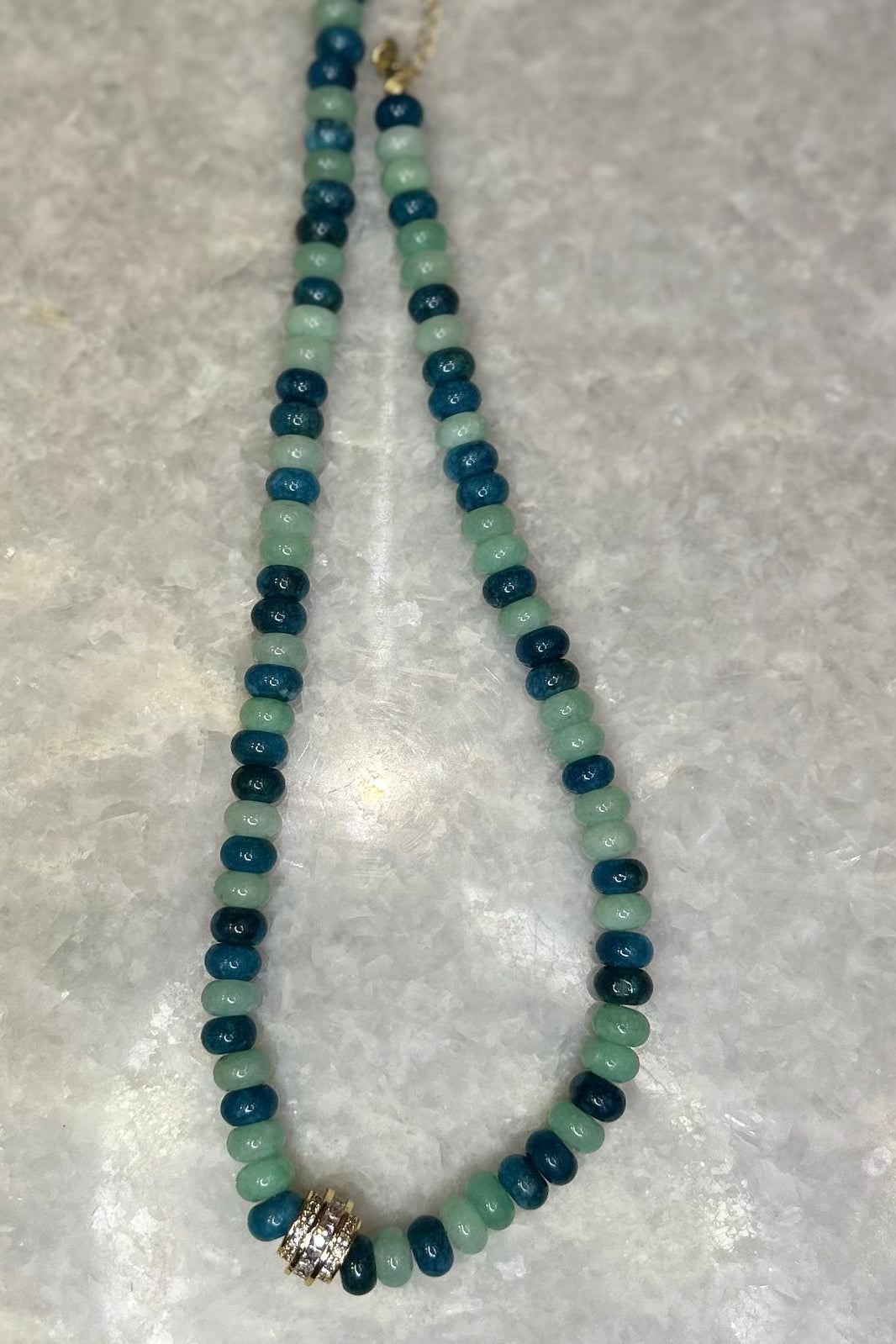 Jade Necklace - 41 cm