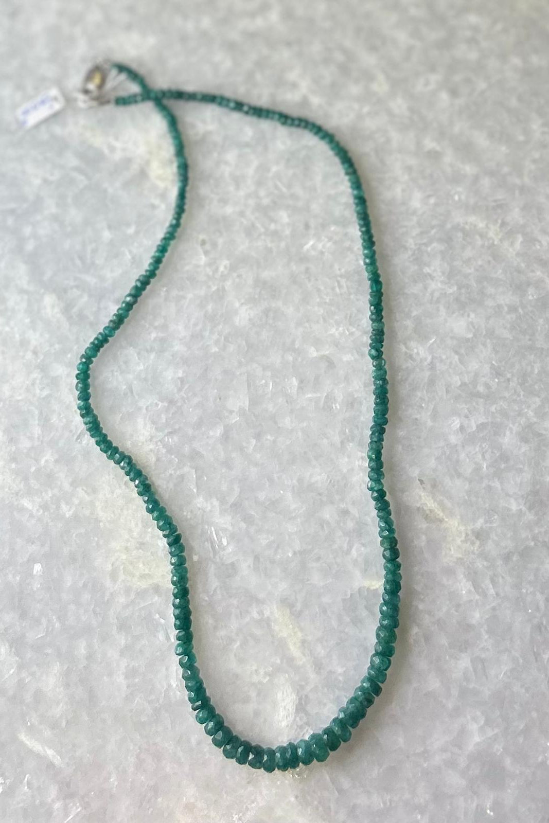 Emerald necklace - 45 cm