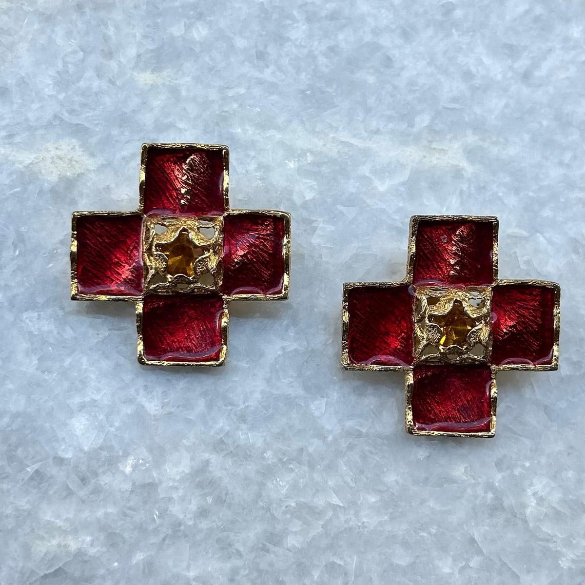 YVES SAINT LAURENT - Vintage earrings