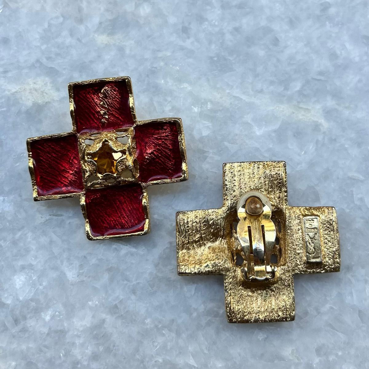 YVES SAINT LAURENT - Vintage earrings