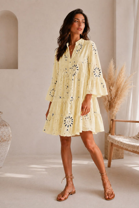 SHADES GENEVA - Bandana Dress - Yellow