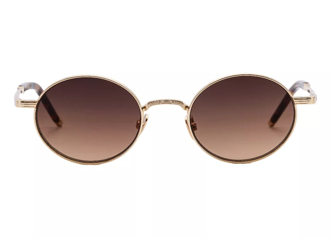 Edwardson Eyewear Yuki Sun champagne gold